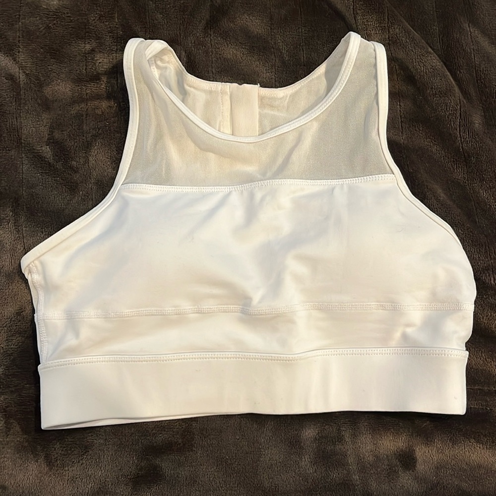 ZYIA White All Star Bra, Medium